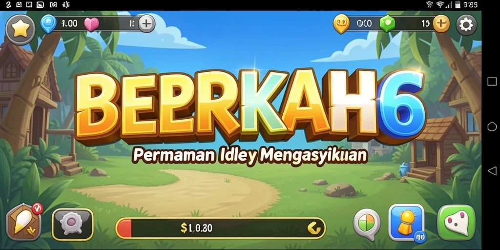 Tangkapan layar menunjukkan gameplay santai dan strategi dalam BERKAH6.