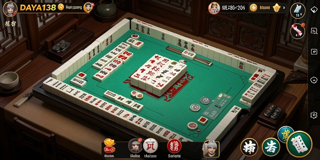 Tampilan menarik dari gameplay Mahjong di DAYA138.