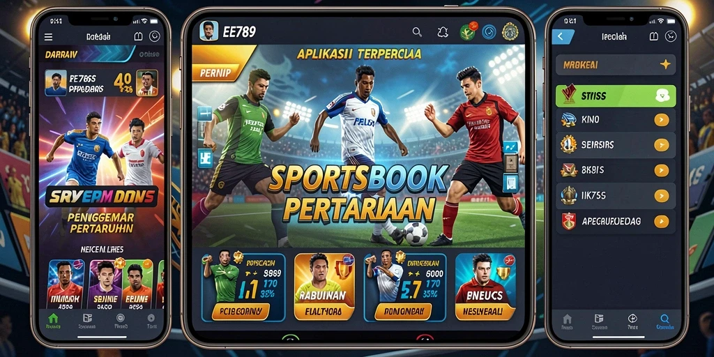 Tampilan menarik dari gameplay taruhan olahraga di EE789.