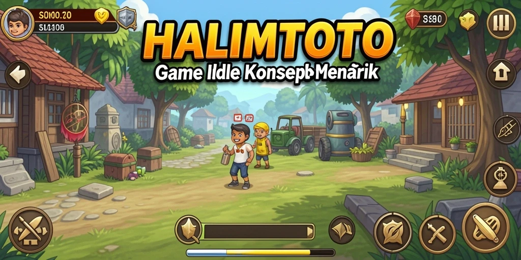Tampilan gameplay HALIMTOTO yang menarik dan memikat.