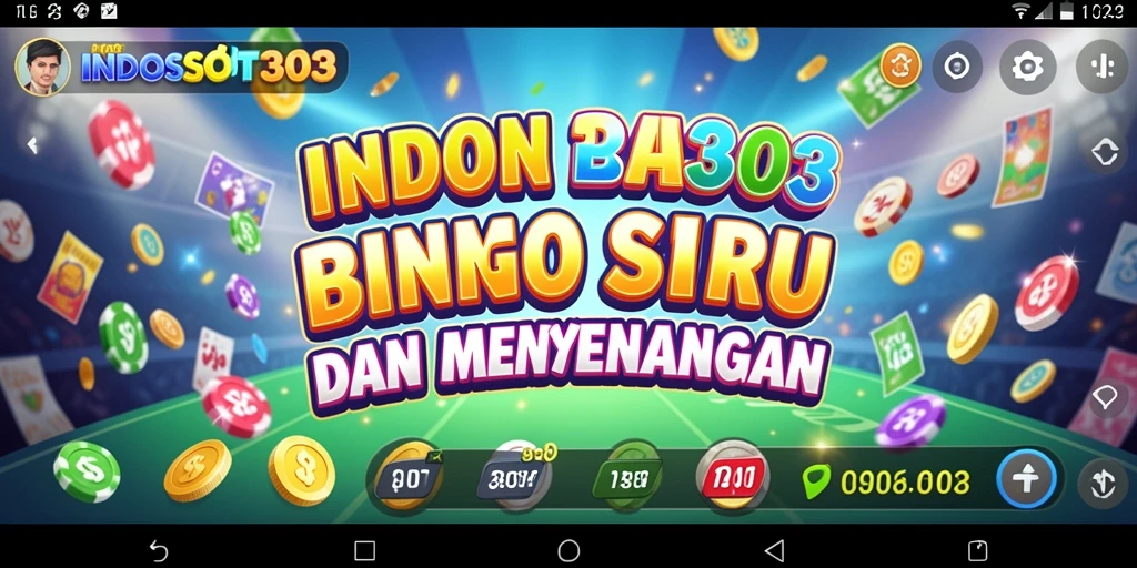 Tampilan gameplay menarik dalam permainan Bingo INDOSLOT303.