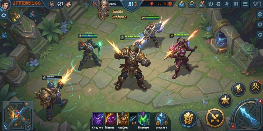 Gameplay seru JPTERUS66 dalam aksi penuh strategi.
