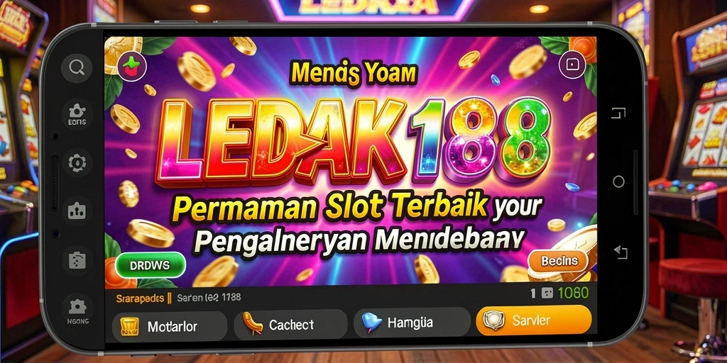 Tampilan menarik dari gameplay Slot LEDAK188 yang mendebarkan.