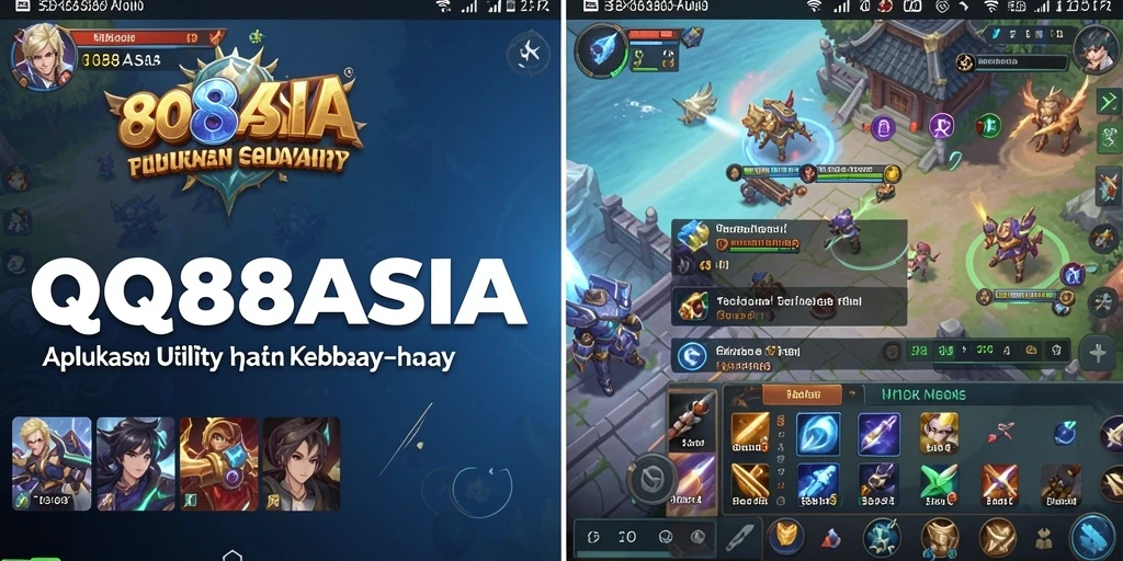 Screenshot utama QQ88ASIA menampilkan interface aplikasi Utility yang intuitif.