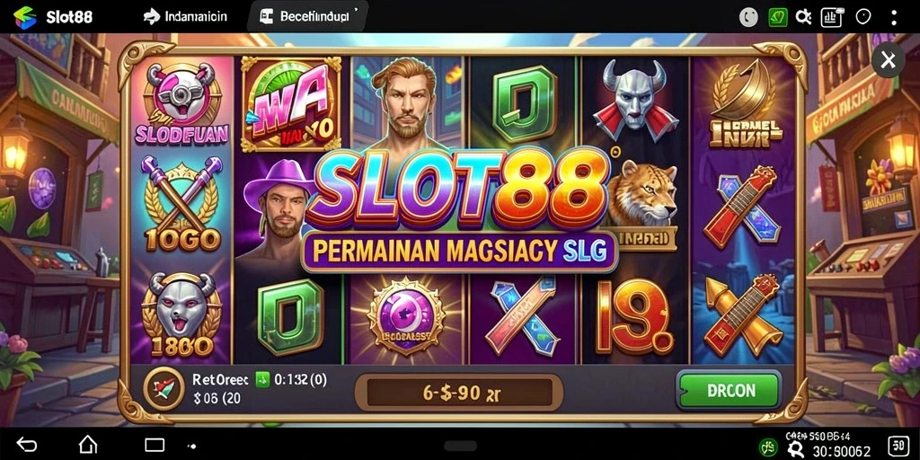 Gameplay SLOT88 yang seru dan mengasyikkan dengan berbagai tema slot.