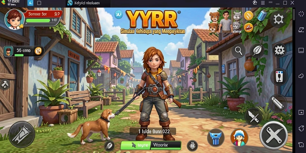 Tampilan gameplay YYRR yang memikat dan interaktif.